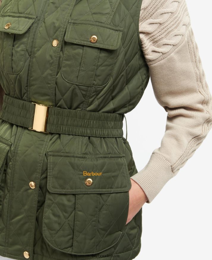 apranga Barbour diržu prisegama gynybinė liemenė šviesus smėlis/suknelė moterys 6F6D801556