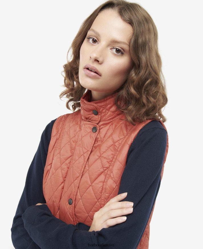 apranga Barbour ūdrų gilet rožių dulkės moterys 6F6D801544