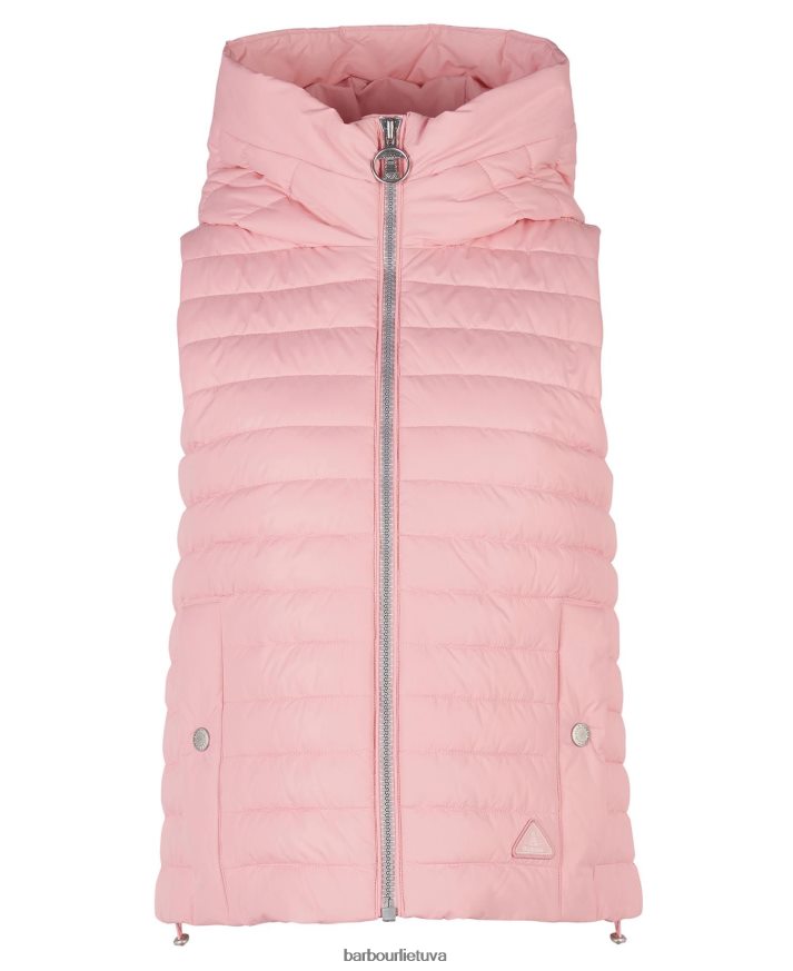 apranga Barbour jaučio akies gilet pievinė rožinė moterys 6F6D801542