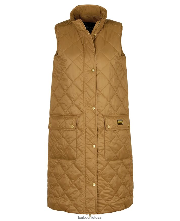 apranga Barbour knock hill gilet sudegęs pelenas moterys 6F6D801565