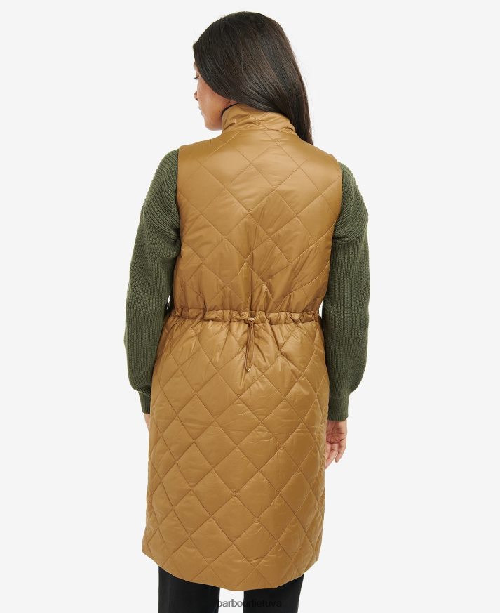 apranga Barbour knock hill gilet sudegęs pelenas moterys 6F6D801565