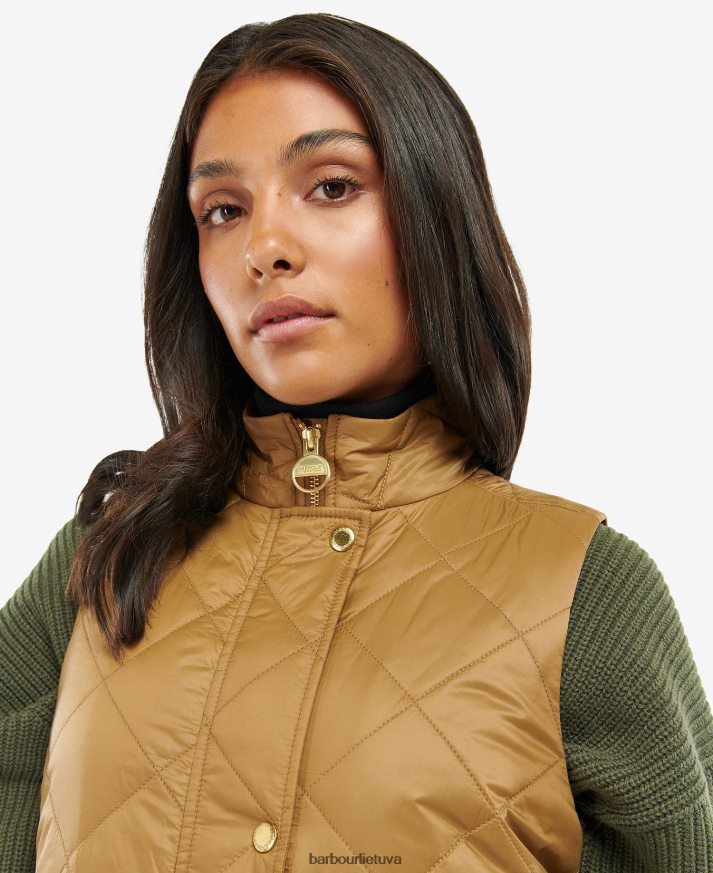 apranga Barbour knock hill gilet sudegęs pelenas moterys 6F6D801565