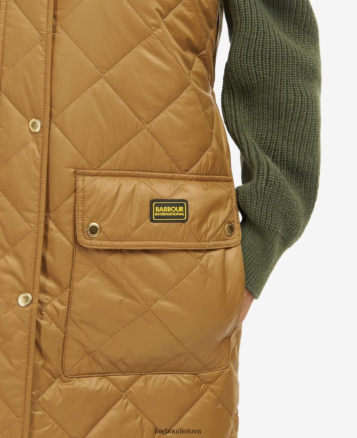 apranga Barbour knock hill gilet sudegęs pelenas moterys 6F6D801565