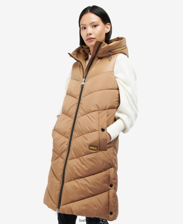 apranga Barbour maratono gilet juodos spalvos moterys 6F6D801583