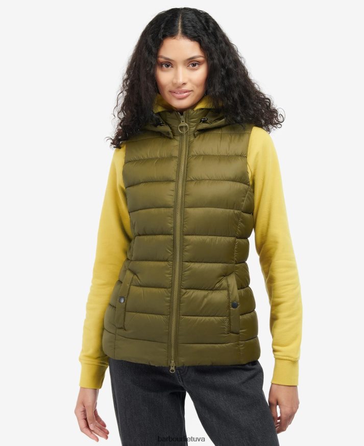 apranga Barbour shaw gilet rožinis kvarcas moterys 6F6D801582