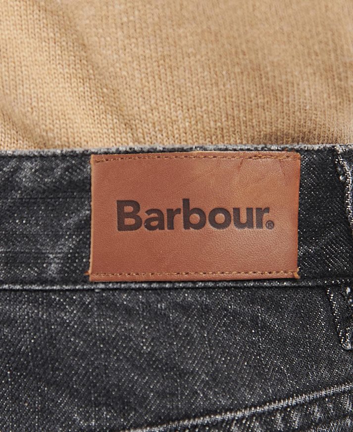 apranga Barbour Moorland aukšti džinsai originalus skalbimas moterys 6F6D801801