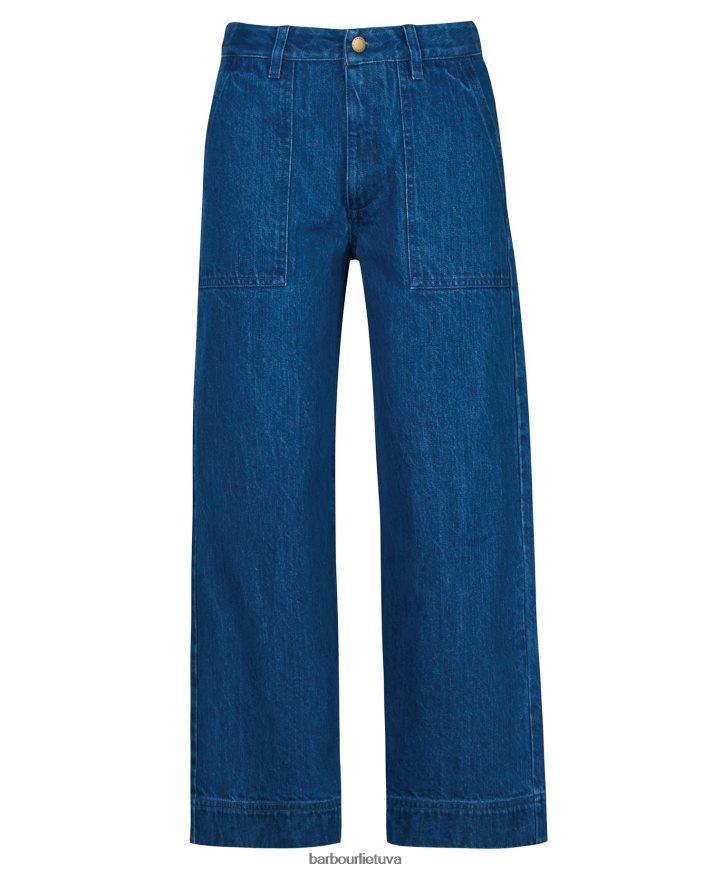 apranga Barbour Southport apkarpyti džinsai ekru moterys 6F6D801770