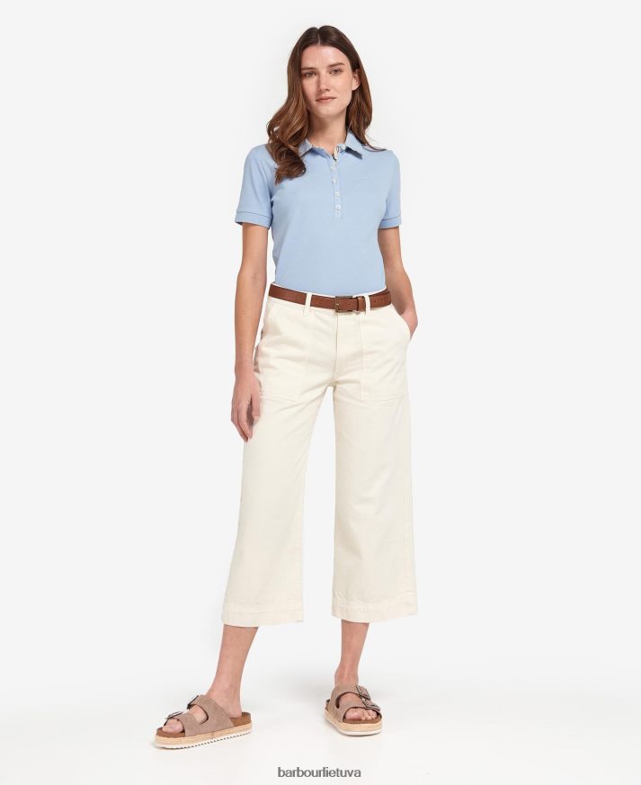 apranga Barbour Southport apkarpyti džinsai ekru moterys 6F6D801773