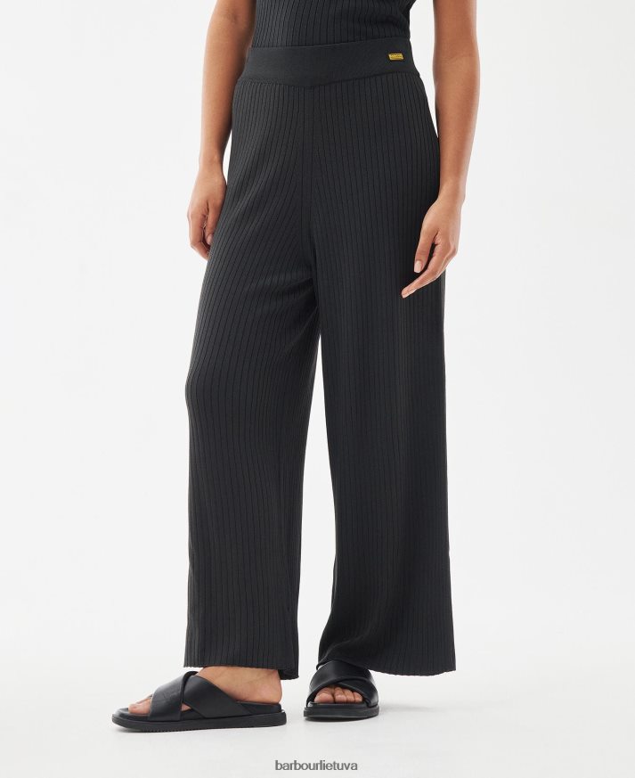 apranga Barbour anderson kelnes vasara juoda moterys 6F6D801777