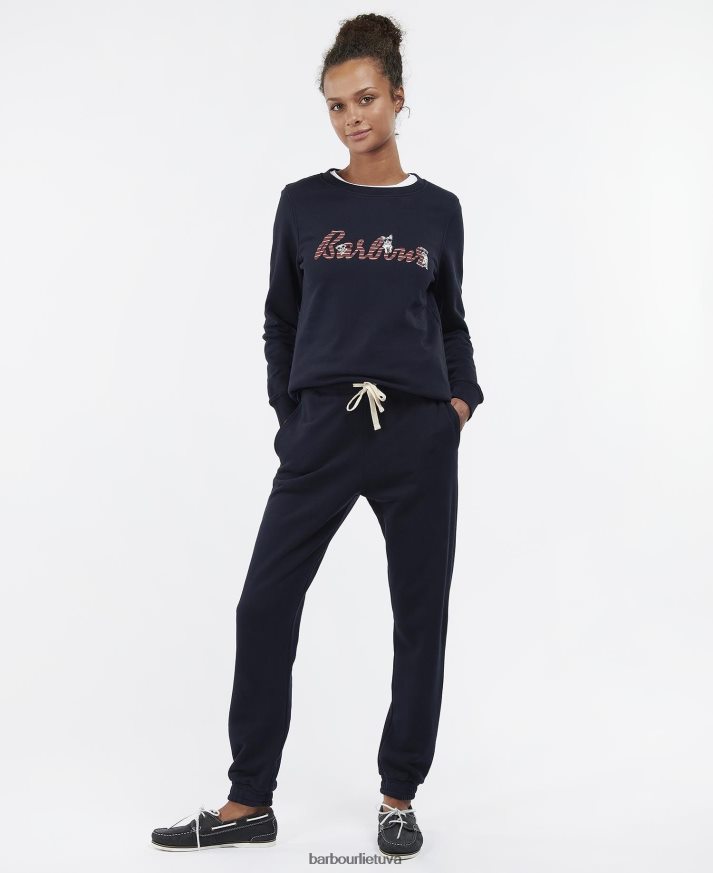 apranga Barbour bėgimo juosta ūdra juodas moterys 6F6D801780