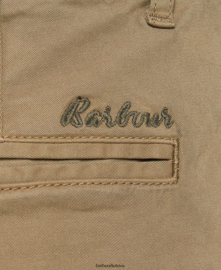 apranga Barbour chino šortai klasikinis baltas moterys 6F6D801764