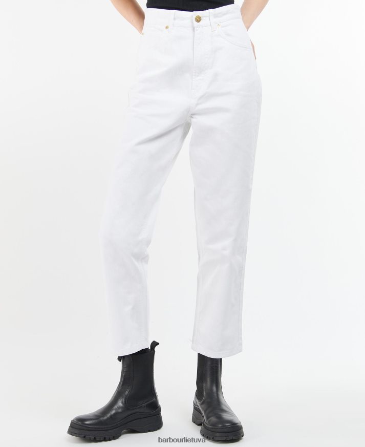 apranga Barbour garcia aukštaūgis džinsas juodas moterys 6F6D801792