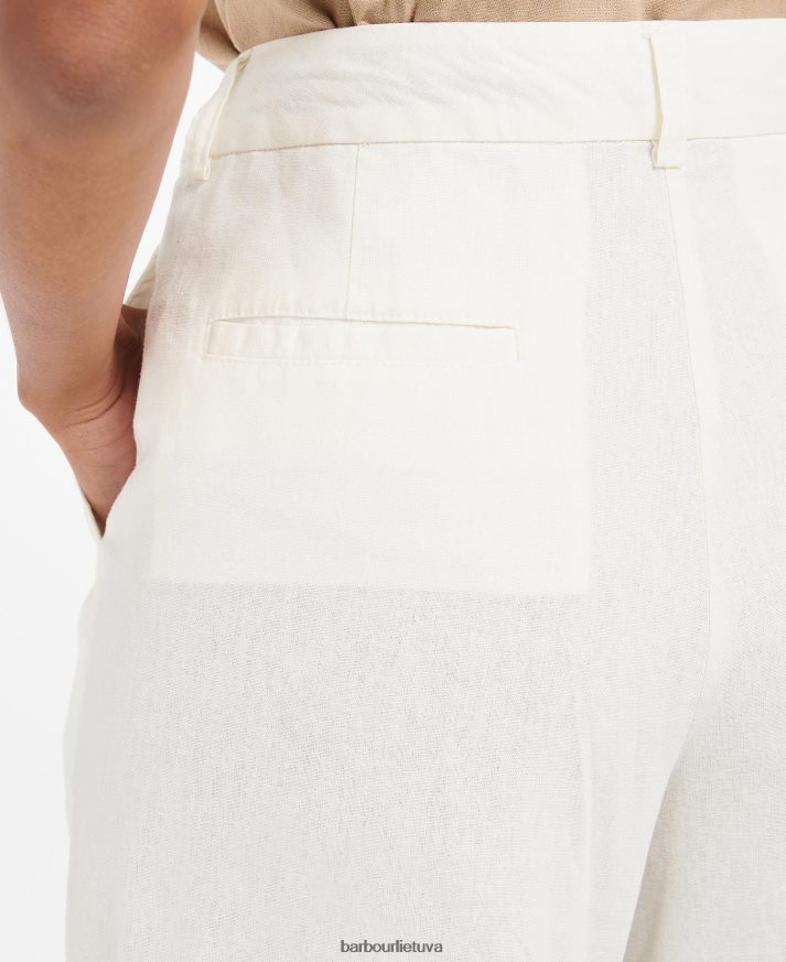 apranga Barbour somerland kelnes vanilė moterys 6F6D801776