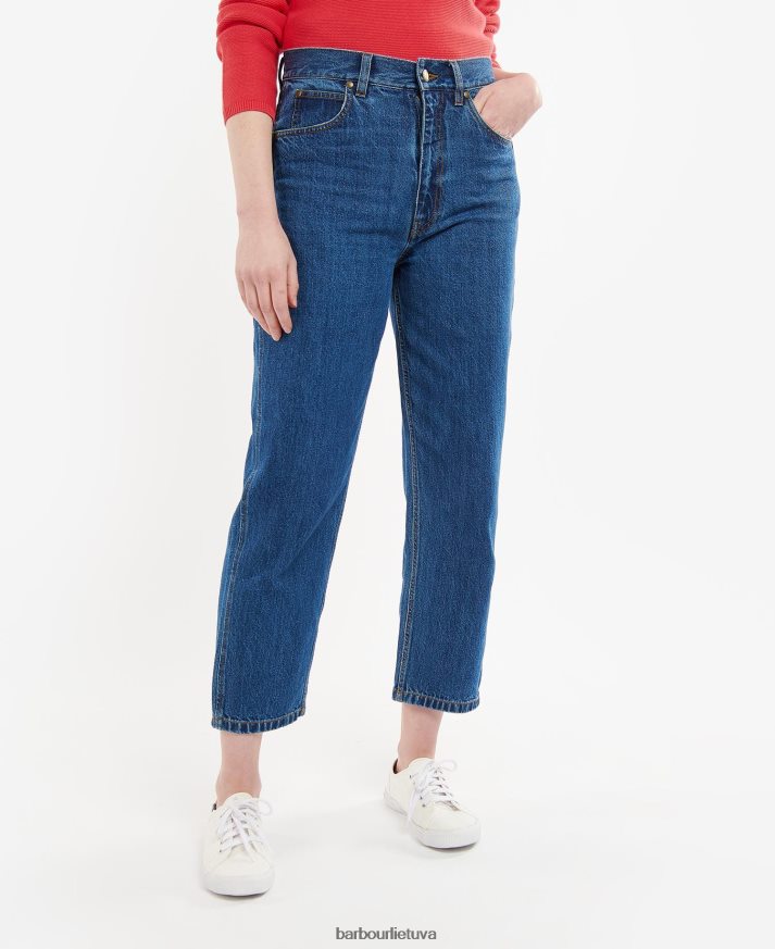 apranga Barbour westbury barrel džinsai ekru moterys 6F6D801779