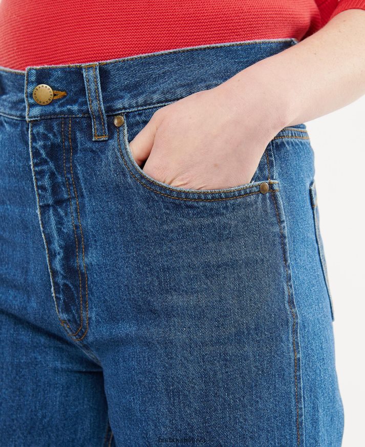 apranga Barbour westbury barrel džinsai ekru moterys 6F6D801779