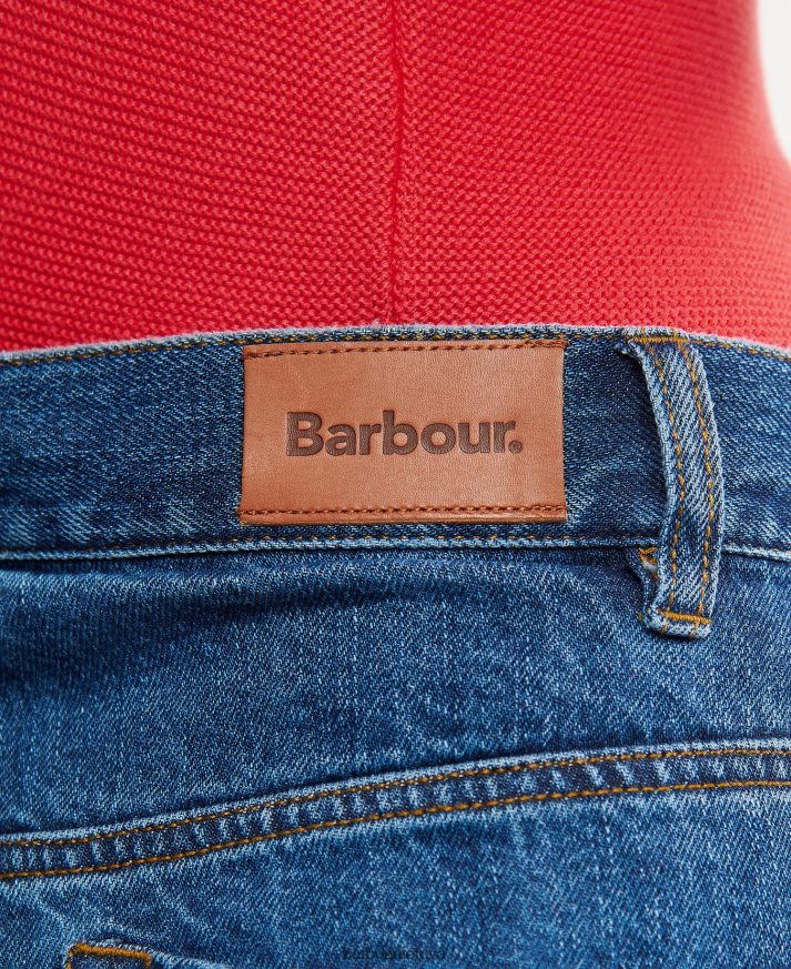 apranga Barbour westbury barrel džinsai ekru moterys 6F6D801779