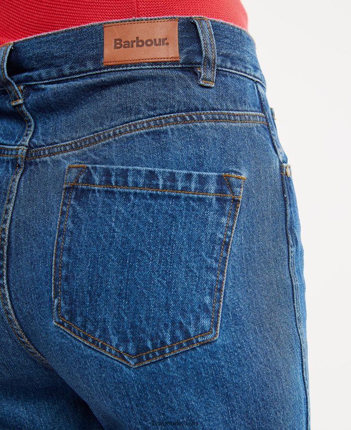 apranga Barbour westbury barrel džinsai ekru moterys 6F6D801779