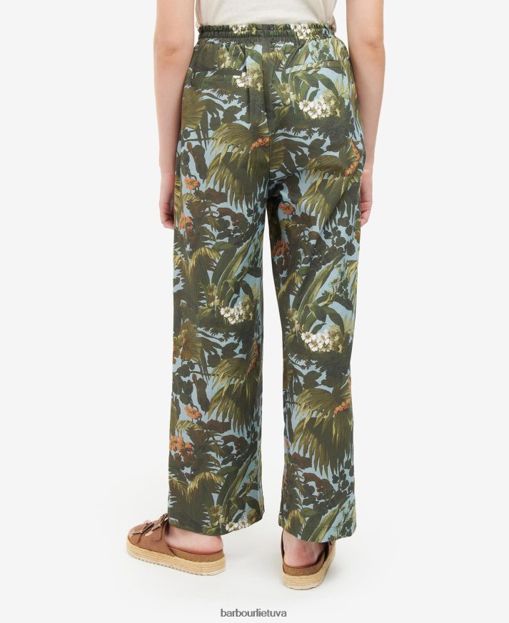 apranga Barbour x House of Hackney lauriston kelnės coord limerence/dangus moterys 6F6D801763