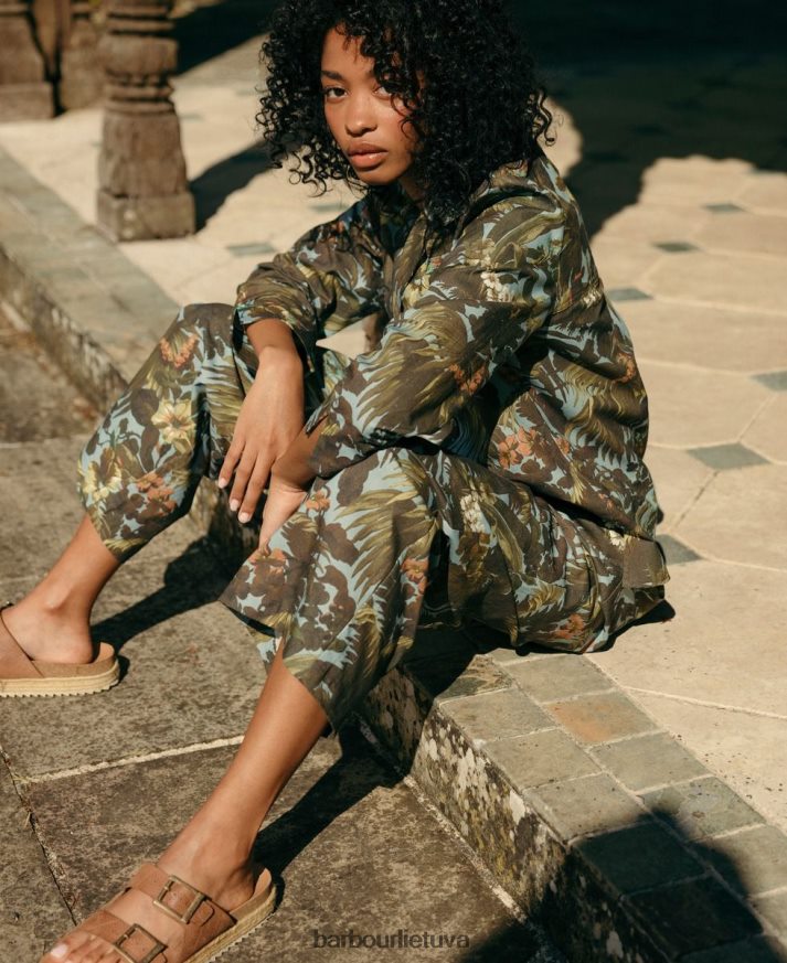 apranga Barbour x House of Hackney lauriston kelnės coord limerence/dangus moterys 6F6D801763