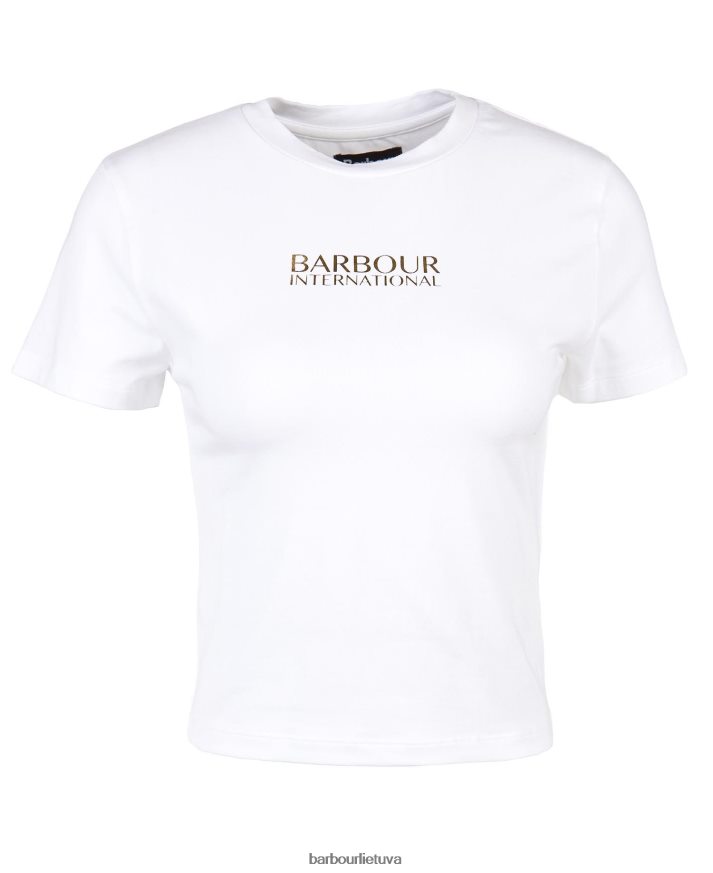 apranga Barbour Claremont marškinėliai klasikinis juodas moterys 6F6D801732
