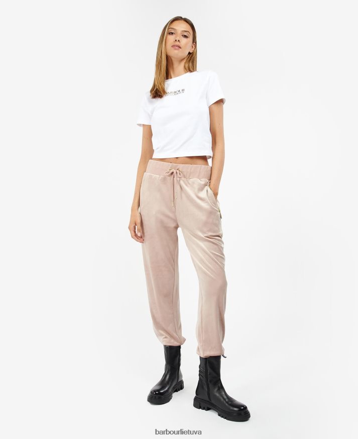 apranga Barbour Claremont marškinėliai klasikinis juodas moterys 6F6D801732