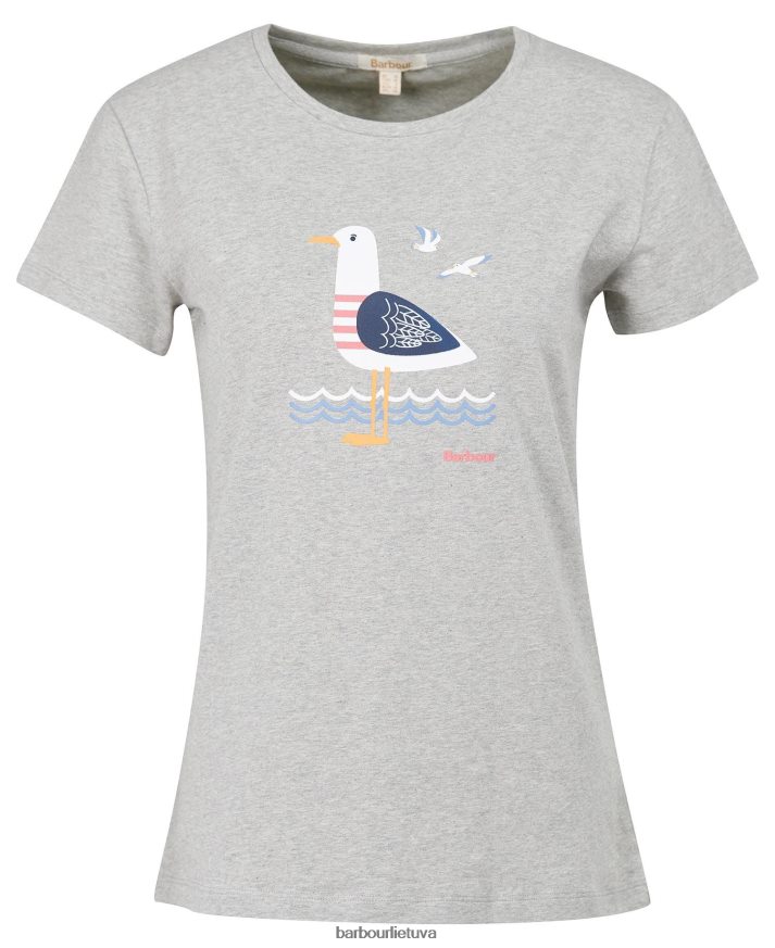 apranga Barbour Merseyside marškinėliai klasikinis laivynas moterys 6F6D801686