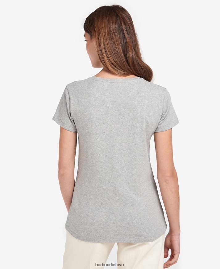 apranga Barbour Merseyside marškinėliai klasikinis laivynas moterys 6F6D801686