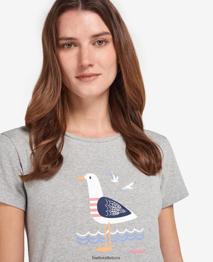 apranga Barbour Merseyside marškinėliai klasikinis laivynas moterys 6F6D801686