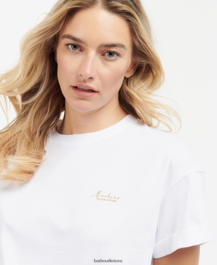 apranga Barbour alonso marškinėliai klasikinis juodas moterys 6F6D801694