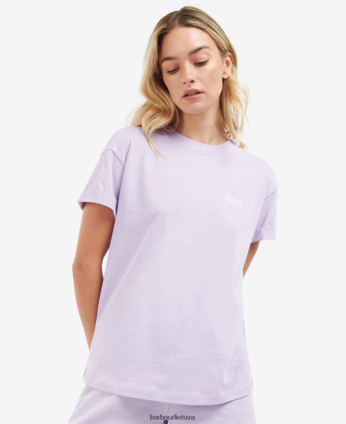 apranga Barbour alonso marškinėliai klasikinis juodas moterys 6F6D801724