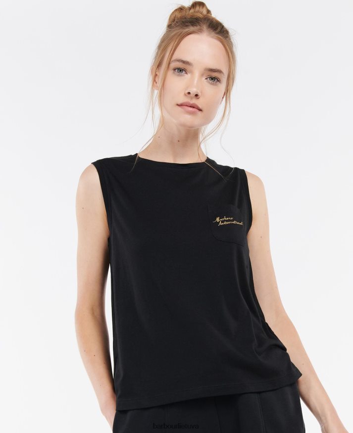 apranga Barbour baturst viršus baltas moterys 6F6D801716