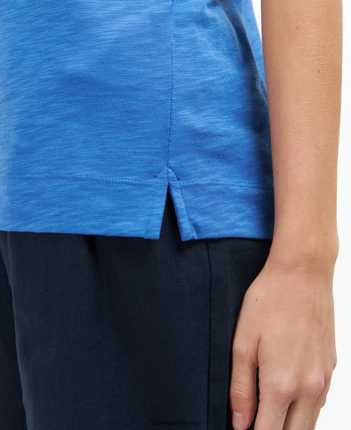 apranga Barbour darla viršus mėlynas varpelis moterys 6F6D801756