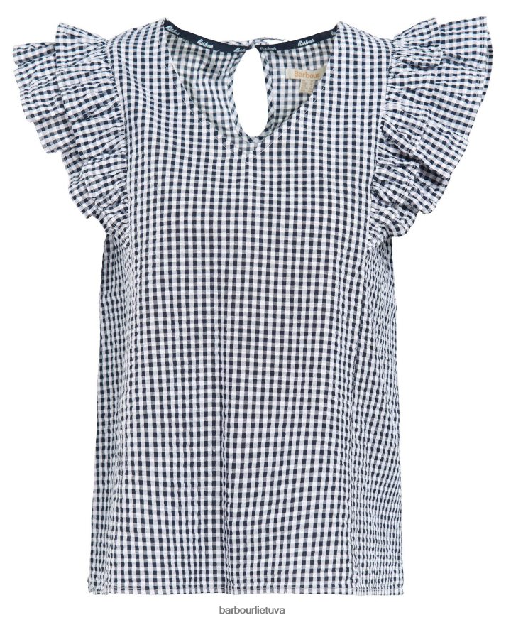 apranga Barbour erškėčio viršūnė karinio jūrų laivyno čekis moterys 6F6D801628