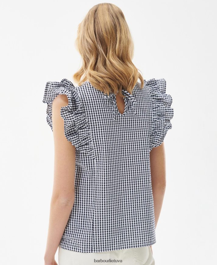 apranga Barbour erškėčio viršūnė karinio jūrų laivyno čekis moterys 6F6D801628