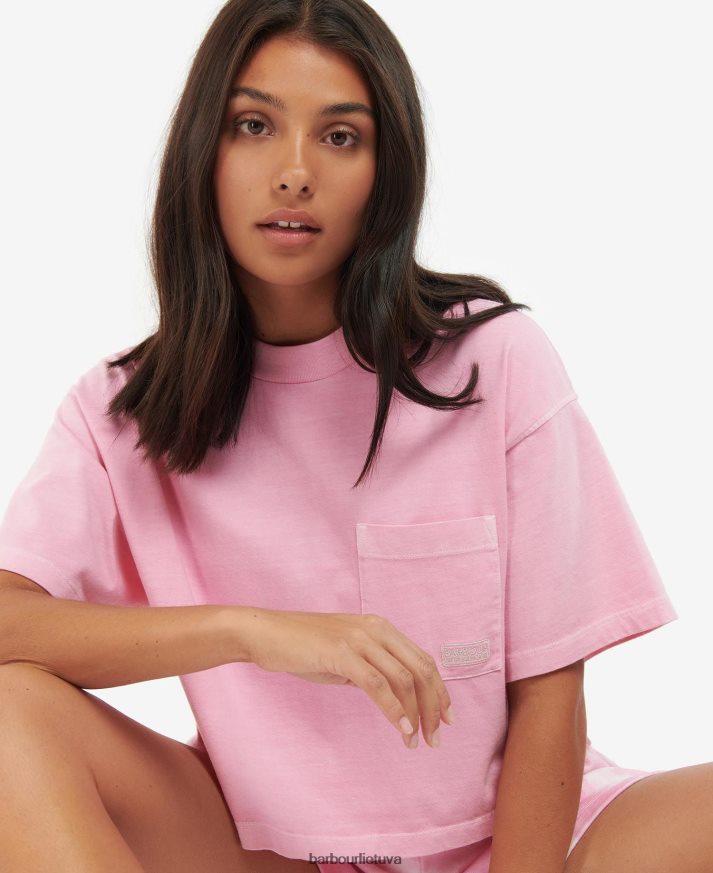 apranga Barbour galica viršus rožinė simpatija moterys 6F6D801730