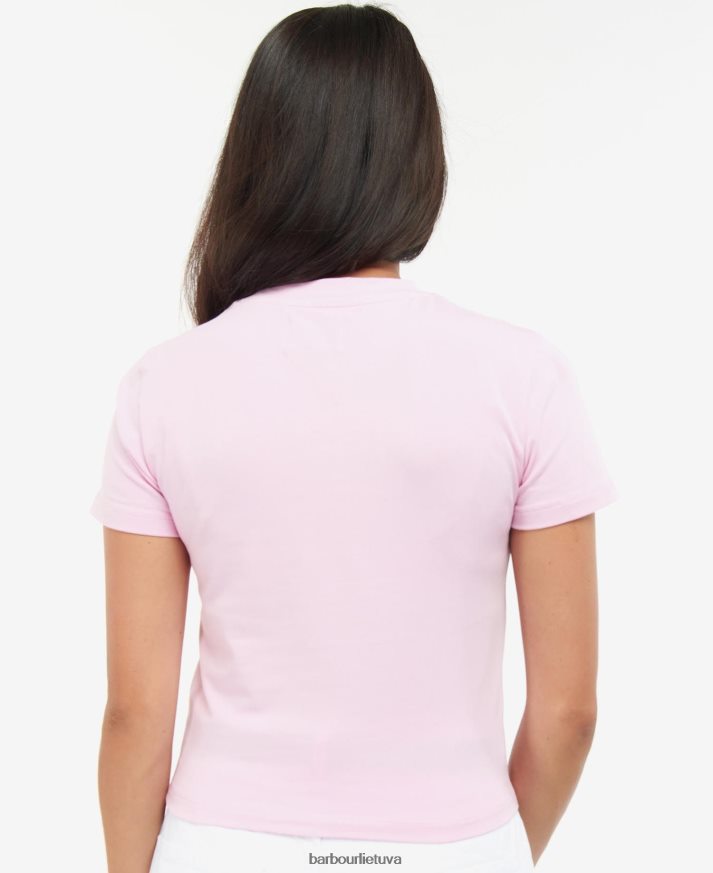 apranga Barbour karaliauti apkarpyti marškinėliai klasikinis juodas moterys 6F6D801718