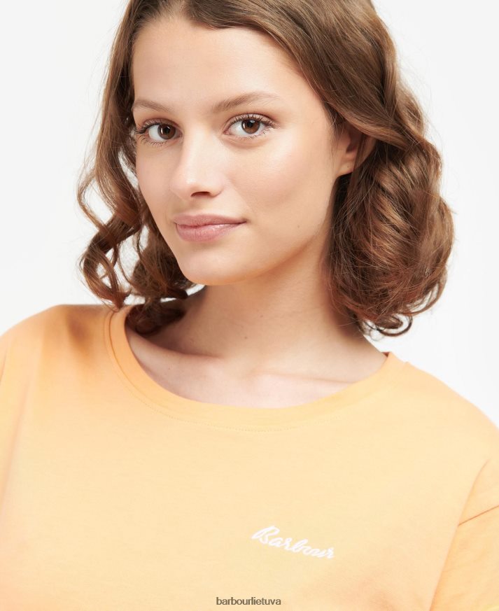 apranga Barbour kenmore marškinėliai papajos moterys 6F6D801752