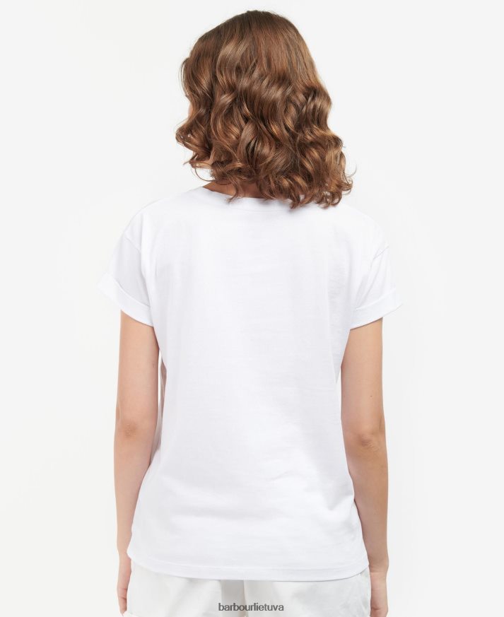 apranga Barbour kenmore marškinėliai papajos moterys 6F6D801753