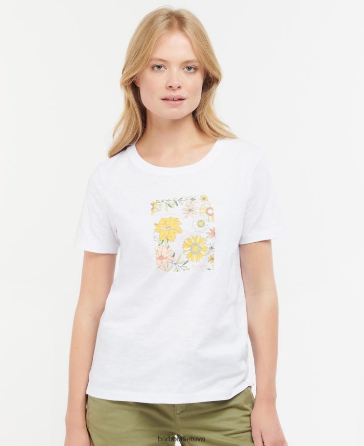 apranga Barbour koraliniai marškinėliai pasukų moterys 6F6D801679