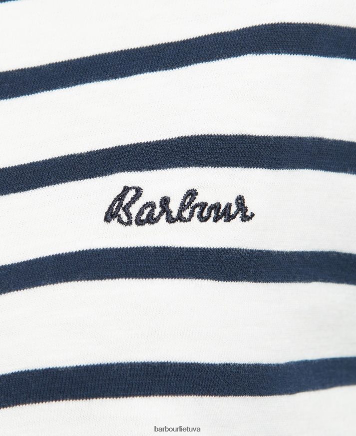 apranga Barbour lunano viršus jūrinė juostelė moterys 6F6D801703