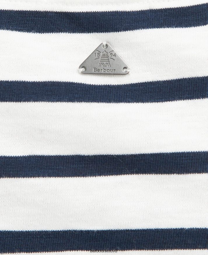 apranga Barbour lunano viršus jūrinė juostelė moterys 6F6D801703