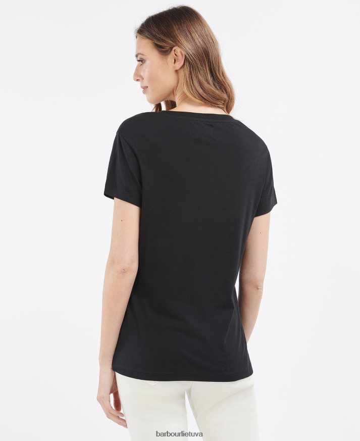 apranga Barbour originalūs marškinėliai baltas moterys 6F6D801699