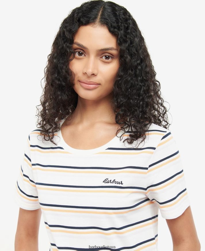 apranga Barbour pikniko viršus daugialypė šviesi juostelė moterys 6F6D801747