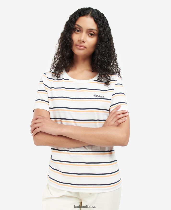 apranga Barbour pikniko viršus daugialypė šviesi juostelė moterys 6F6D801747