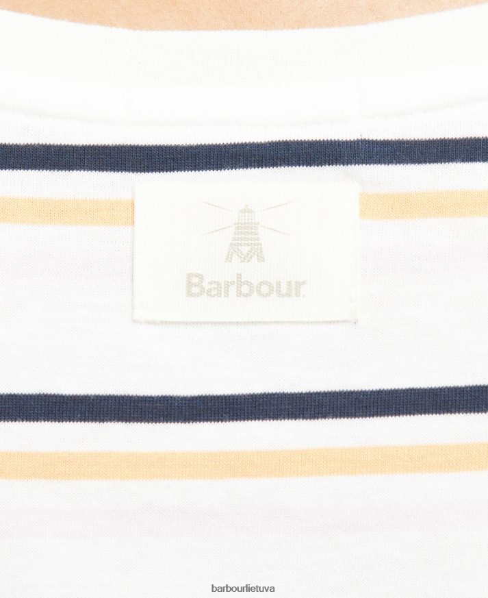 apranga Barbour pikniko viršus daugialypė šviesi juostelė moterys 6F6D801747