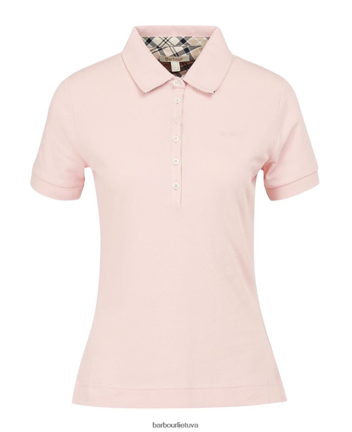 apranga Barbour portsdown viršuje rožinis/indigo tartanas moterys 6F6D801746