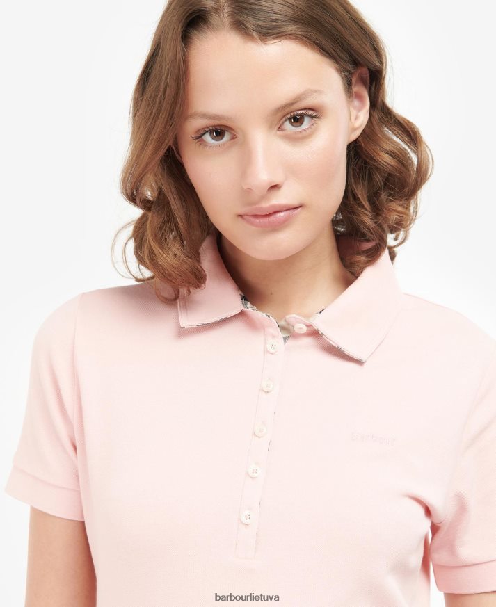 apranga Barbour portsdown viršuje rožinis/indigo tartanas moterys 6F6D801746