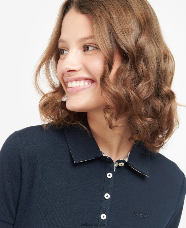 apranga Barbour portsdown viršuje rožinis/indigo tartanas moterys 6F6D801757