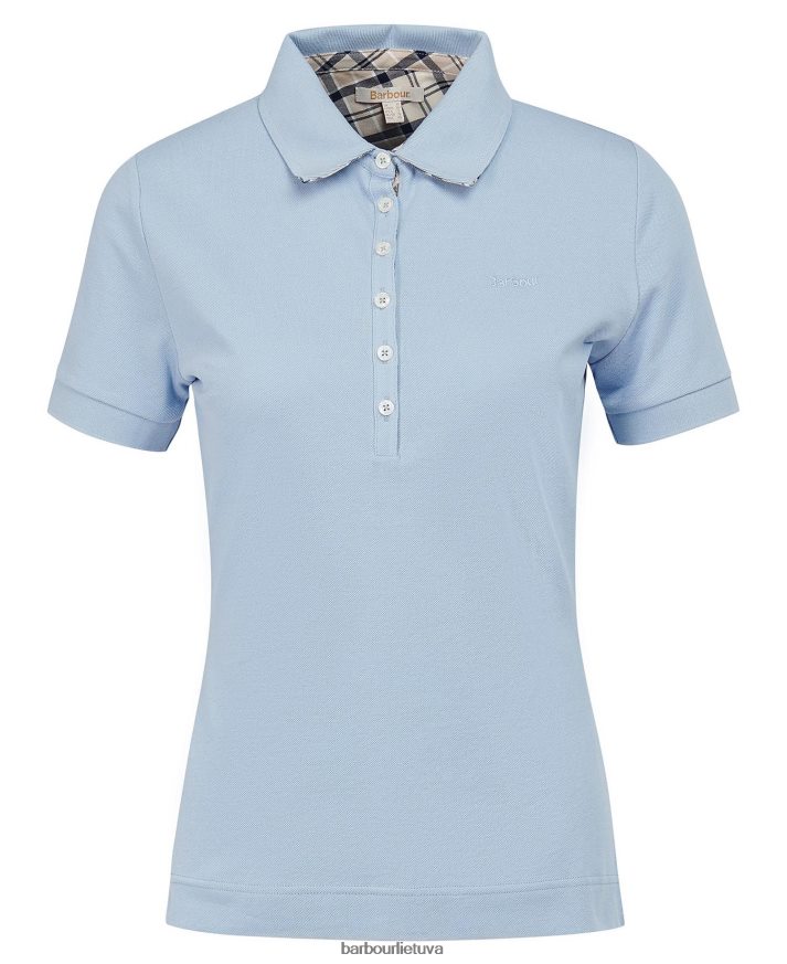 apranga Barbour portsdown viršuje rožinis/indigo tartanas moterys 6F6D801758