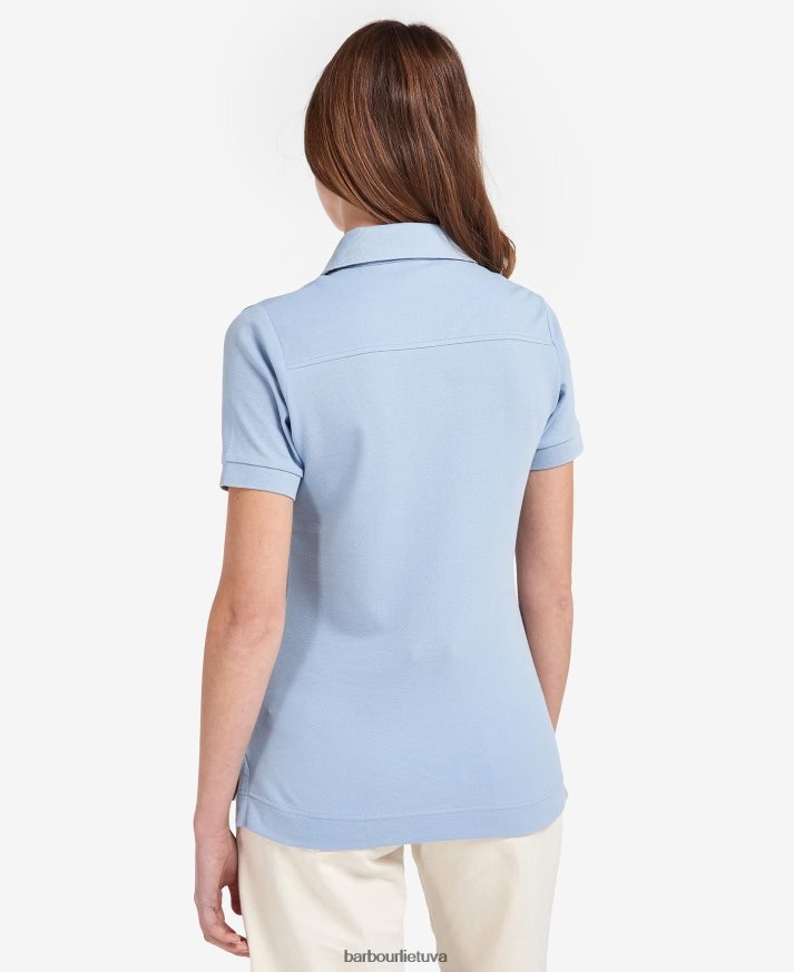 apranga Barbour portsdown viršuje rožinis/indigo tartanas moterys 6F6D801758